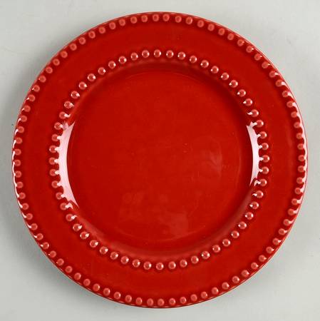PMZ35 Red Salad Plate