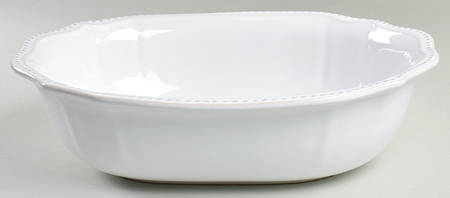 Leila 12" Large Oval Salad Serving Bowl