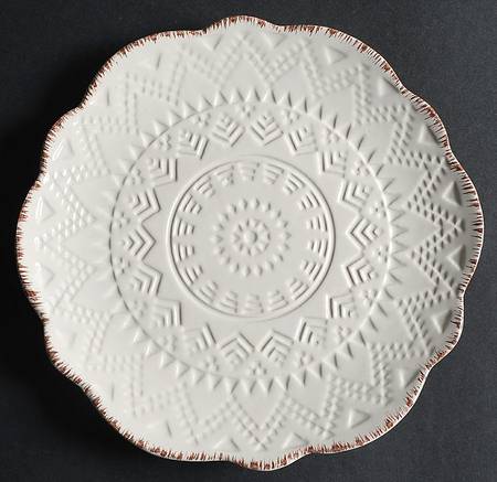Remembrance Cream Salad Plate