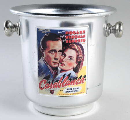 Hollywood Open Metal Ice Bucket