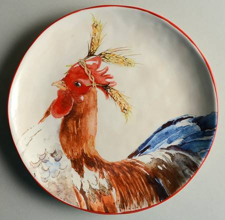 Farm Animals Salad Plate