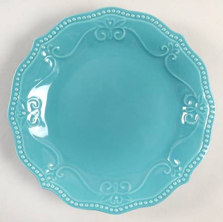 Paige Turquoise Salad Plate