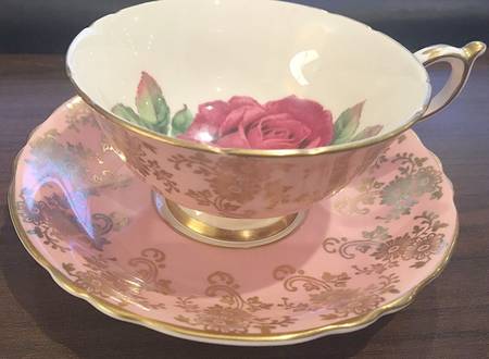 PAR255 Footed Cup & Saucer Set