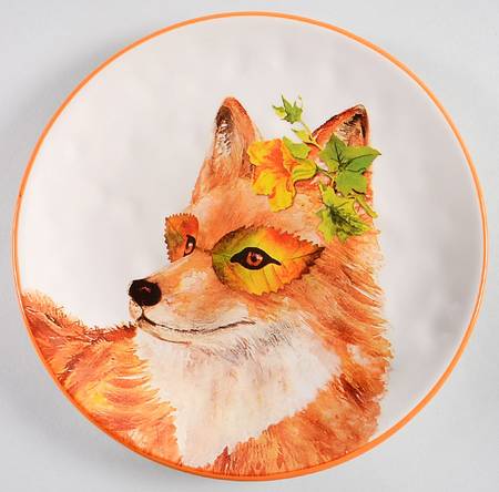 Harvest Garden Critters Salad Plate