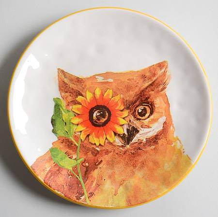 Harvest Garden Critters Salad Plate