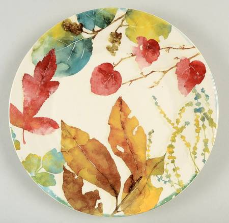 Willow Leaves Salad Plate