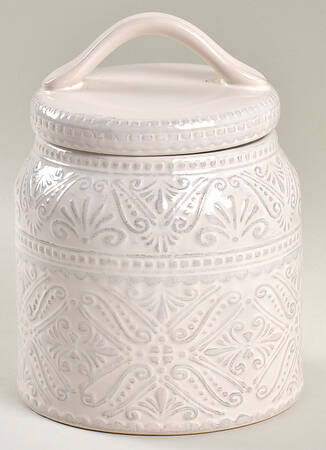 Chateau Clair White Small Canister & Lid