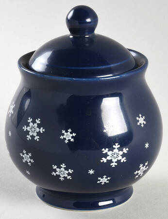 Snowfall Sugar Bowl & Lid