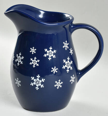 Snowfall 32 Oz Pitcher by Papel
