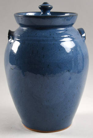 Vernon Owens 10" Storage Crock & Lid
