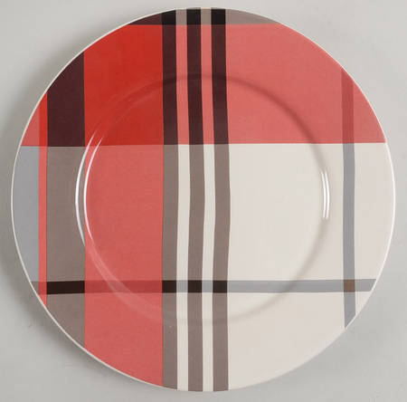 Plaid Salad Plate