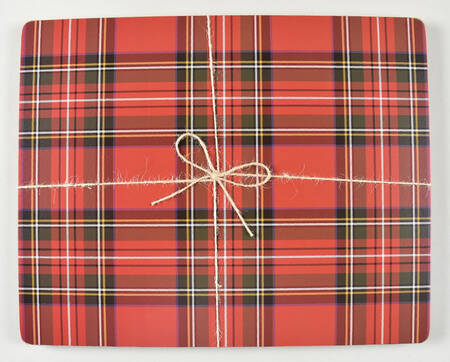 Plaid Corkboard Placemat - Set of 4