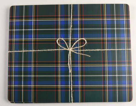 Plaid Corkboard Placemat - Set of 4