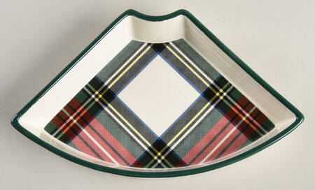 Plaid Lazy Susan-Side Dish