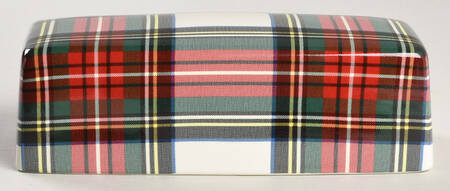 Plaid Lid for 1/4 Lb Butter