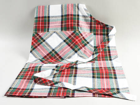 Plaid Cloth Kitchen Apron