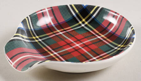 Plaid Spoon Rest/Holder (Holds 1 Spoon)
