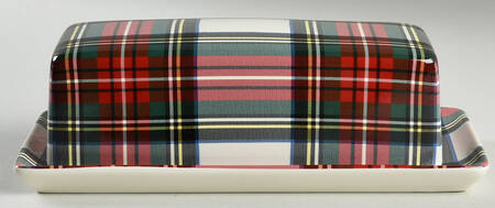 Plaid 1/4 Lb Covered Butter