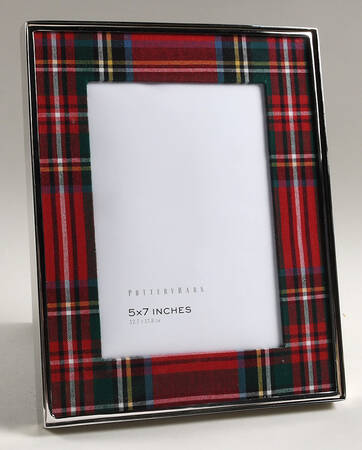 Plaid Frame-Holds 5" X 7"