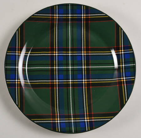 Plaid Salad Plate