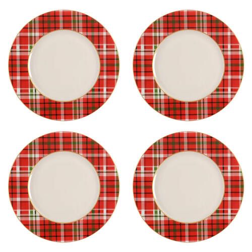 Haddington Plaid Dinner Plate - Set of 4