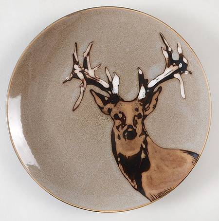 Wildlife Deer Salad Plate