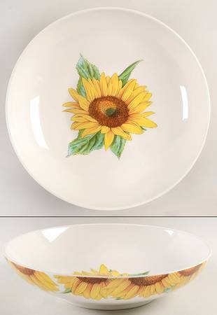 Botanic Blooms 13" Round Vegetable Bowl
