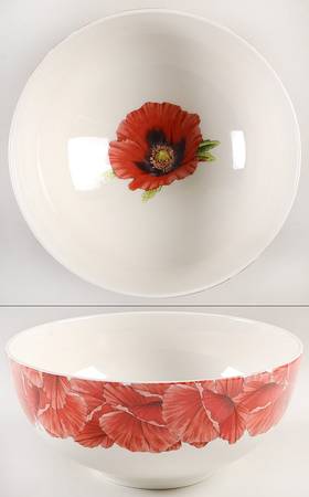 Botanic Blooms 11" Round Vegetable Bowl