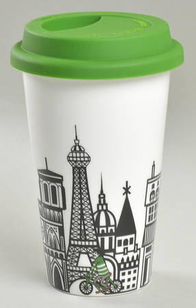 Cityscapes Travel Tumbler & Silicone/Plastic Lid