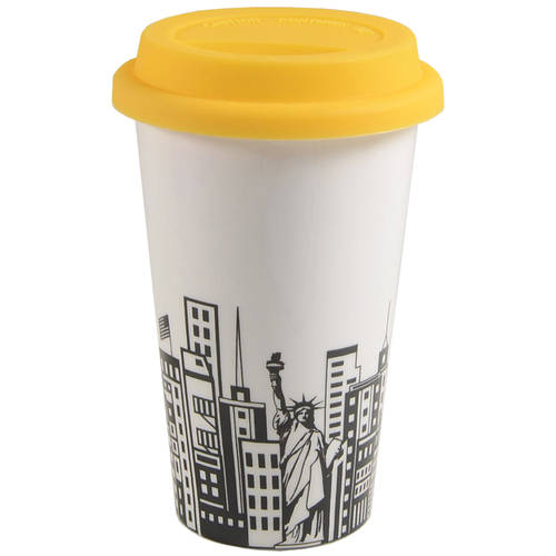 Cityscapes Travel Tumbler & Silicone/Plastic Lid