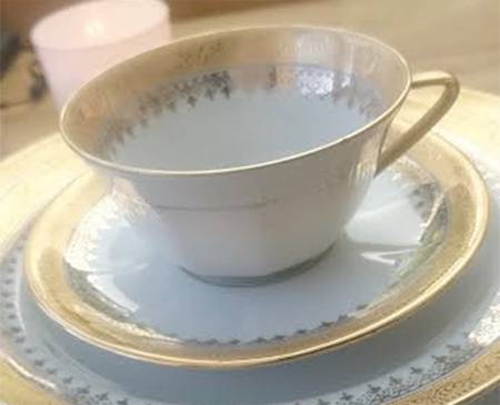 PDT15 Flat Cup & Saucer Set