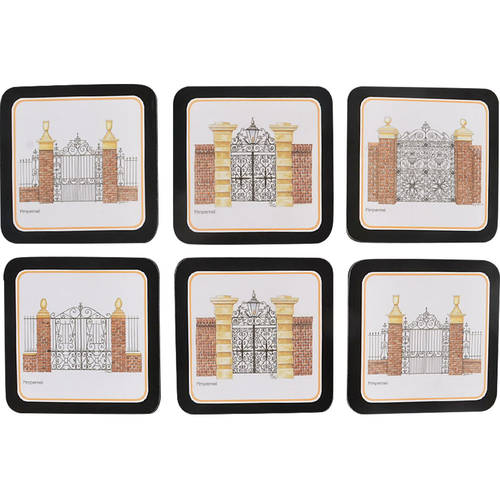 Coasters Square Corkback Coaster - Set of 6