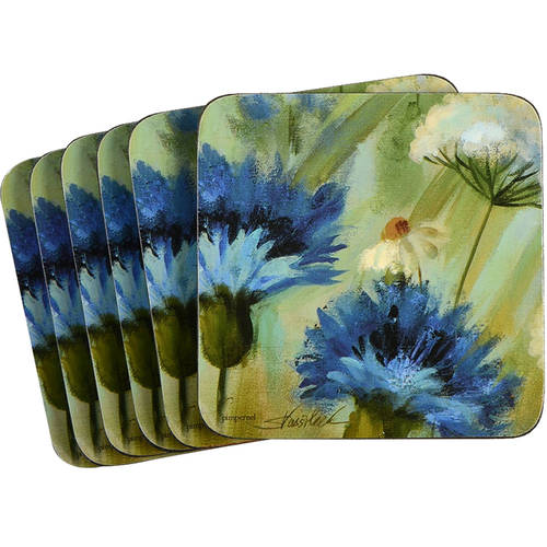 Coasters Square Corkback Coaster - Set of 6