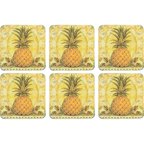 Coasters Square Corkback Coaster - Set of 6