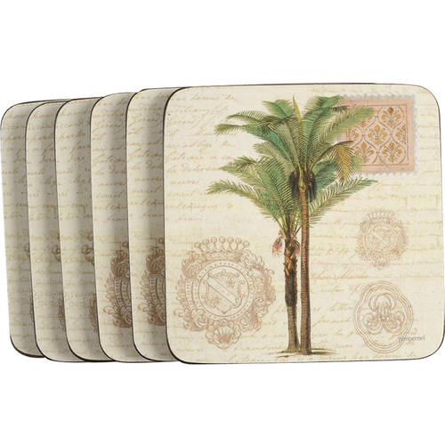 Coasters Square Corkback Coaster - Set of 6