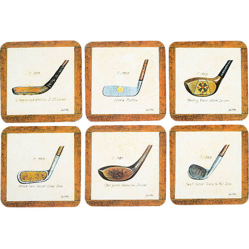 Coasters Square Corkback Coaster - Set of 6