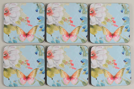 Coasters Square Corkback Coaster - Set of 6