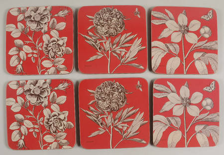 Coasters Square Corkback Coaster - Set of 6