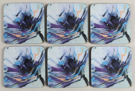Coasters Square Corkback Coaster - Set of 6