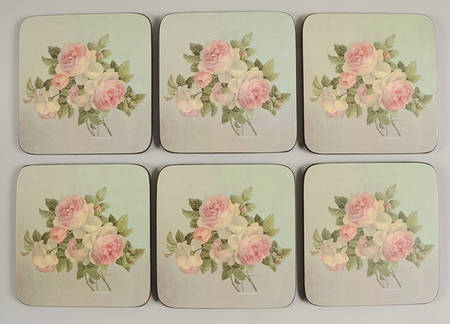 Coasters Square Corkback Coaster - Set of 6