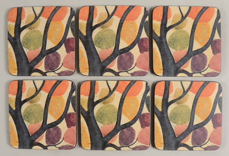 Coasters Square Corkback Coaster - Set of 6