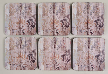 Coasters Square Corkback Coaster - Set of 6