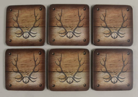Coasters Square Corkback Coaster - Set of 6