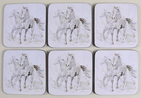 Coasters Square Corkback Coaster - Set of 6