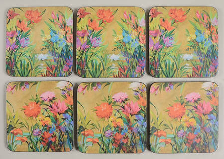 Coasters Square Corkback Coaster - Set of 6