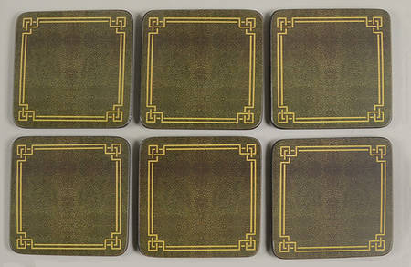 Coasters Square Corkback Coaster - Set of 6