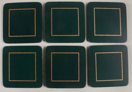 Coasters Square Corkback Coaster - Set of 6