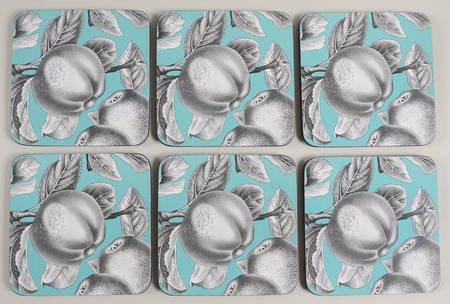 Coasters Square Corkback Coaster - Set of 6