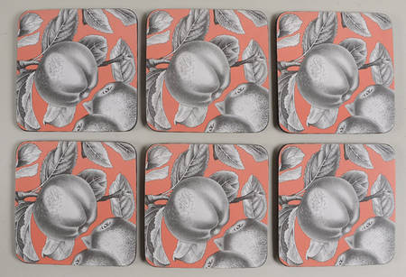 Coasters Square Corkback Coaster - Set of 6