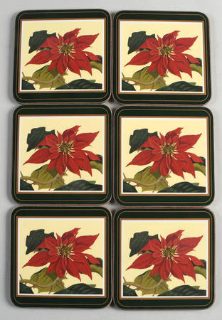 Coasters Square Corkback Coaster - Set of 6